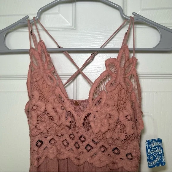 Free People Adella Lace Slip Dress - Picture 5 of 13